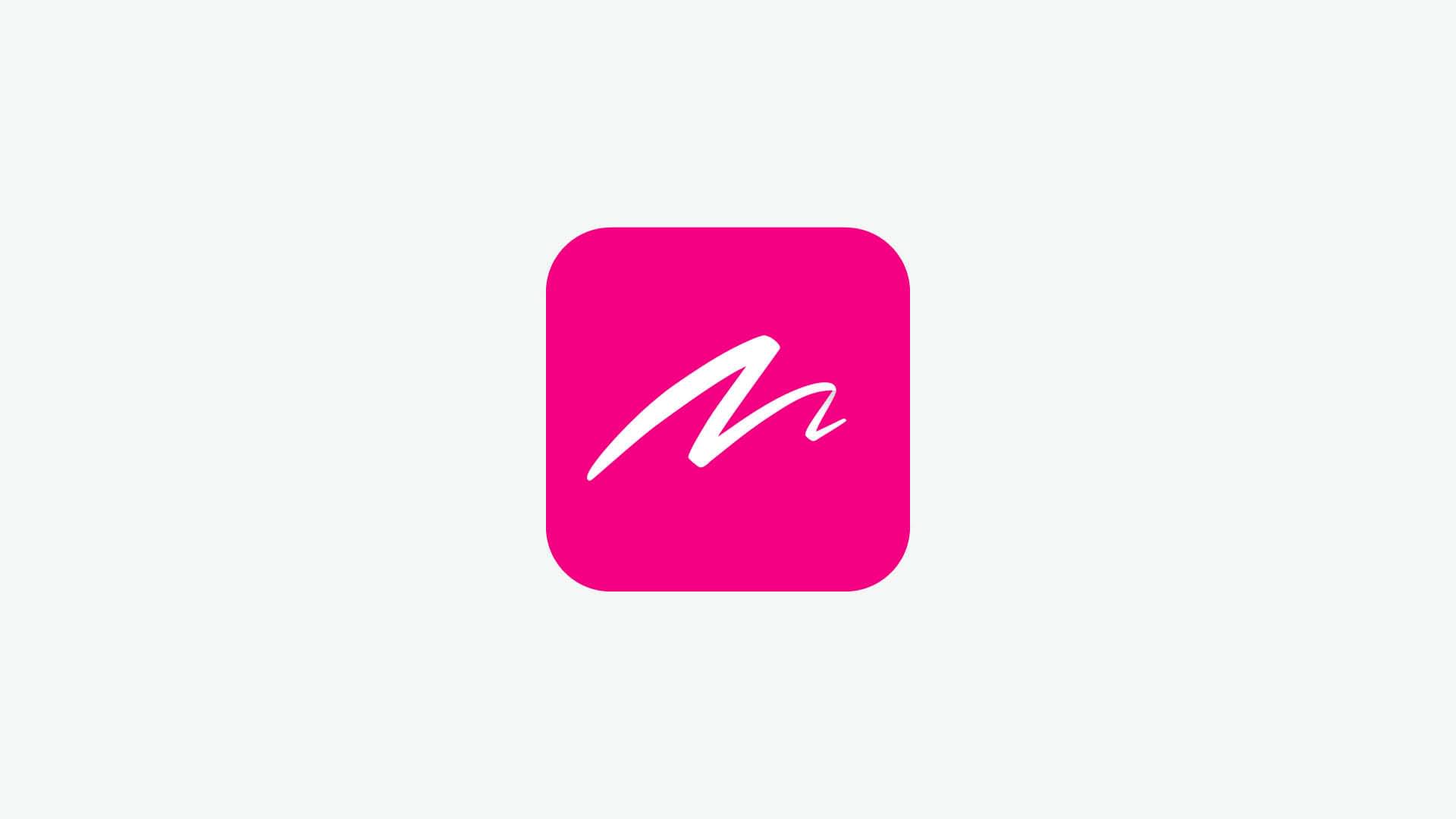 The 'M' icon'